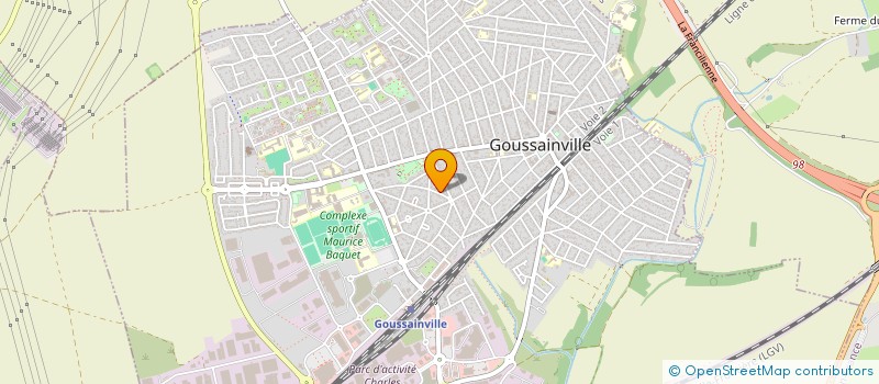 localisation de l'entreprise SCI AB LES LAUREADES à GOUSSAINVILLE