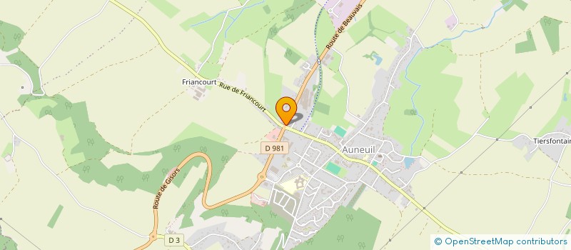 localisation de l'entreprise SCI AB13  AUNEUIL