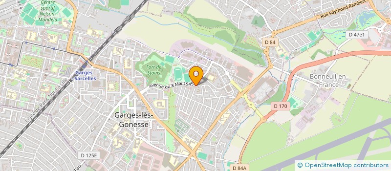 localisation de l'entreprise SCI AB17 à GARGES-LES-GONESSE
