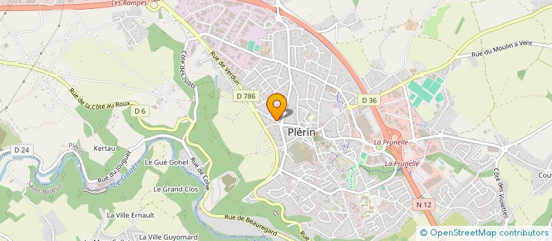 localisation de l'entreprise SCI AB2  PLERIN