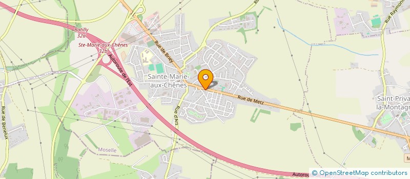 localisation de l'entreprise SCI AB2  SAINTE-MARIE-AUX-CHENES