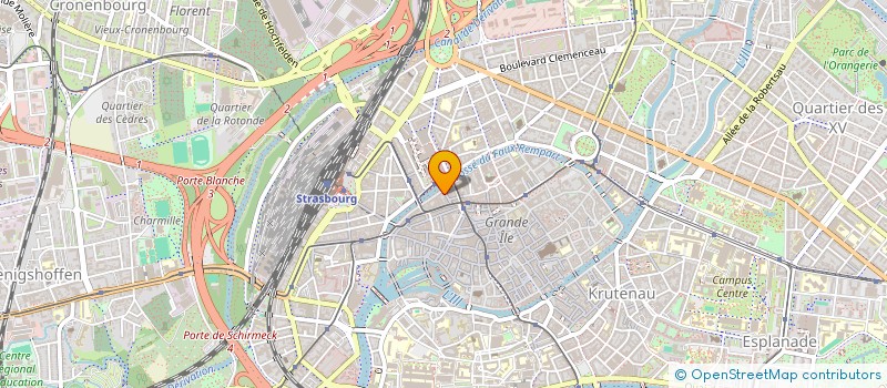 localisation de l'entreprise SCI AB2  STRASBOURG