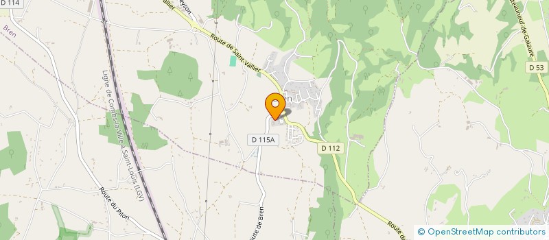 localisation de l'entreprise SCI AB2C  BREN