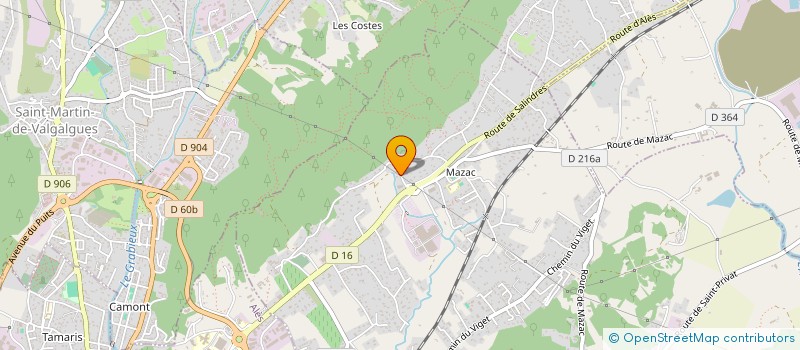 localisation de l'entreprise SCI AB2C  SAINT-PRIVAT-DES-VIEUX