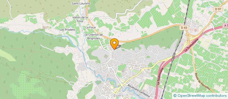 localisation de l'entreprise SCI AB2G LES MIMOSAS  CUERS