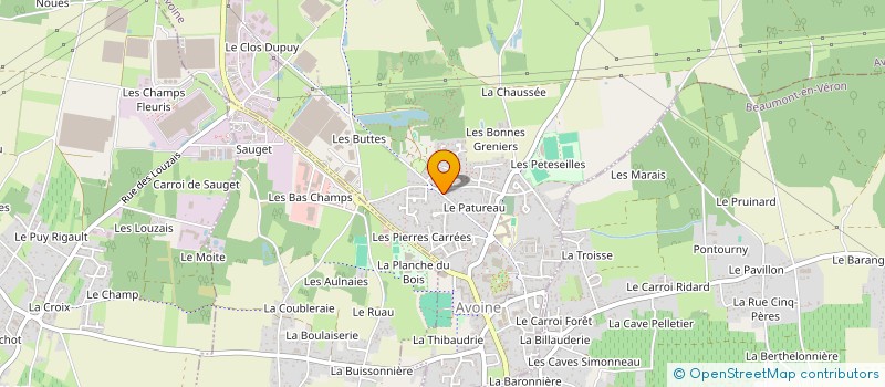localisation de l'entreprise SCI AB2I à AVOINE