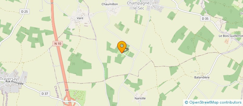 localisation de l'entreprise SCI AB2M  CHAMPAGNE-LE-SEC