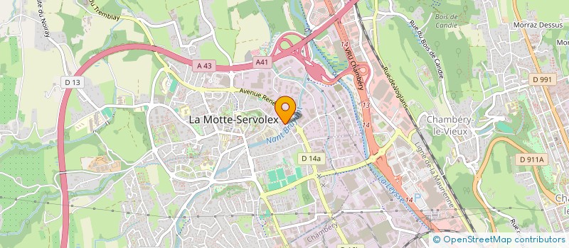 localisation de l'entreprise SCI AB2Y  LA MOTTE-SERVOLEX