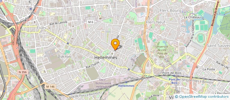 localisation de l'entreprise SCI AB4V  LILLE