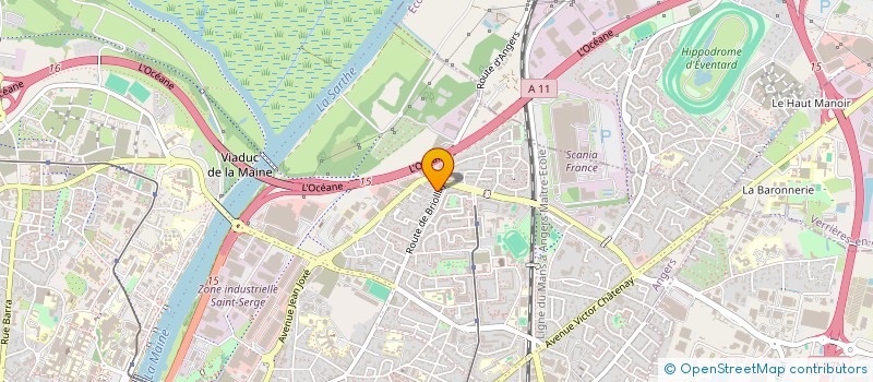 localisation de l'entreprise SCI AB77 à ANGERS
