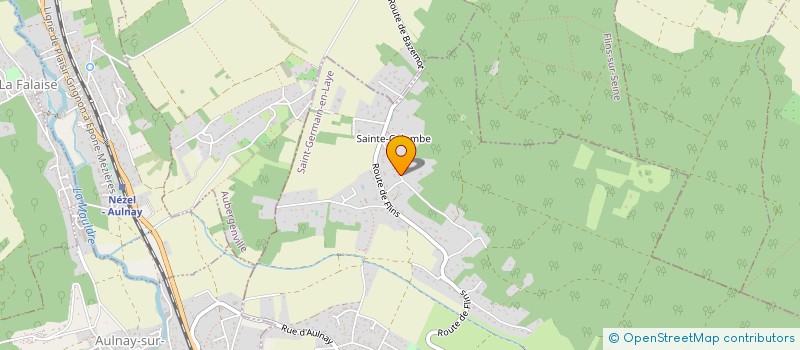 localisation de l'entreprise SCI ABA  BAZEMONT