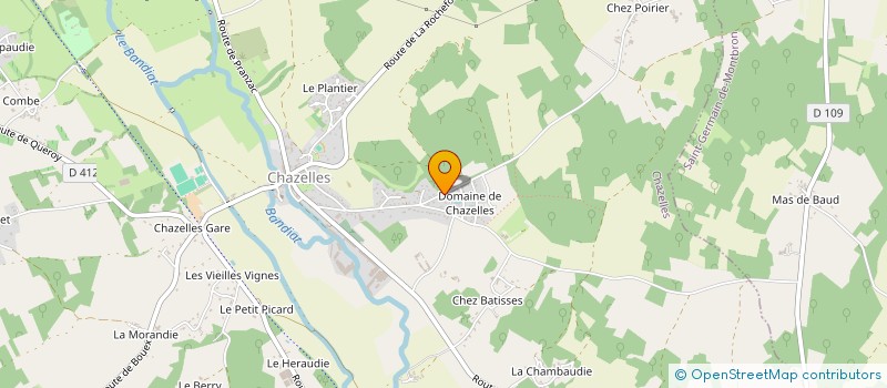 localisation de l'entreprise SCI ABA à CHAZELLES