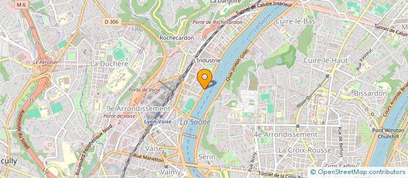 localisation de l'entreprise SCI ABA FAREINS  LYON