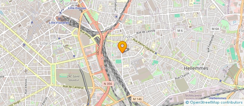 localisation de l'entreprise SCI ABA IMMOBILIER à LILLE
