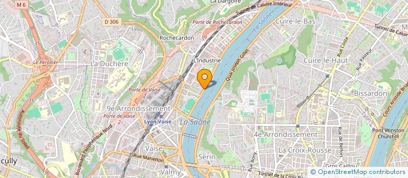 localisation de l'entreprise SCI ABA LOT B 376  LYON