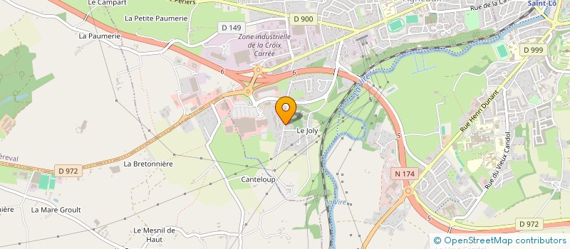 localisation de l'entreprise SCI ABAC87 à CARENTAN-LES-MARAIS