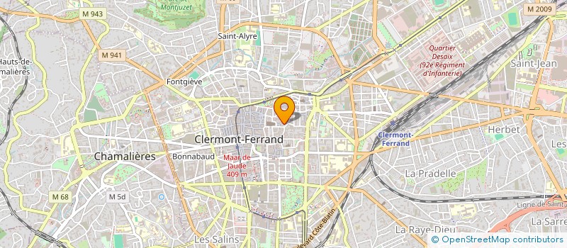 localisation de l'entreprise SCI ABACA  CLERMONT-FERRAND