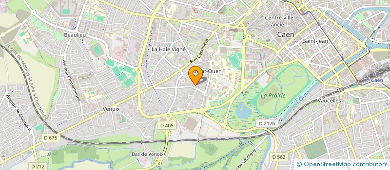 localisation de l'entreprise SCI ABACA à CAEN