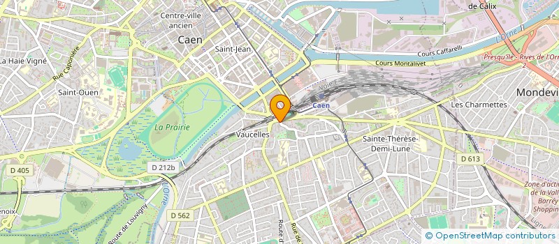 localisation de l'entreprise SCI ABACAEN à CAEN