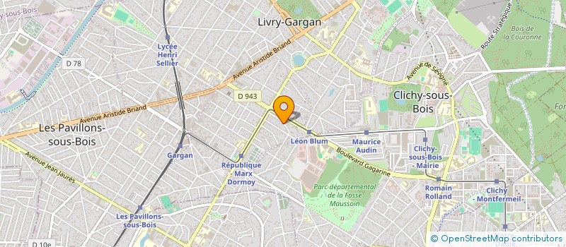 localisation de l'entreprise SCI ABADA DJ à LIVRY-GARGAN