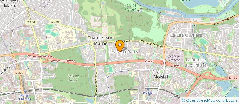 localisation de l'entreprise SCI ABAI IMMO  CHAMPS-SUR-MARNE