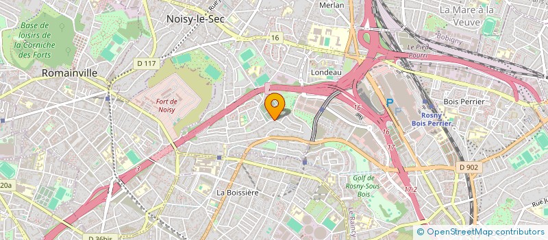 localisation de l'entreprise SCI ABAK à NOISY-LE-SEC