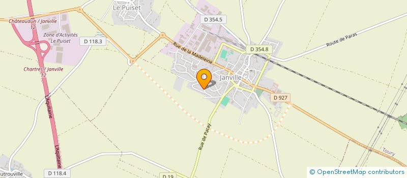 localisation de l'entreprise SCI ABALEG à JANVILLE-EN-BEAUCE