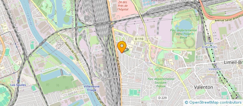 localisation de l'entreprise SCI ABALORE  VILLENEUVE-SAINT-GEORGES