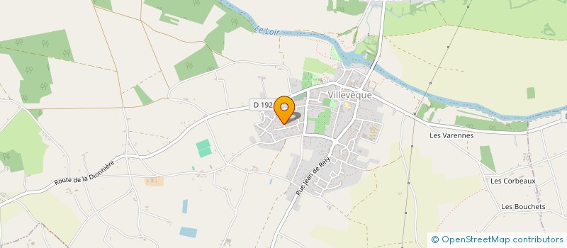 localisation de l'entreprise SCI ABAMA  LOIRE-AUTHION