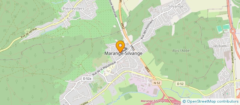 localisation de l'entreprise SCI ABANI IMMO  MARANGE-SILVANGE