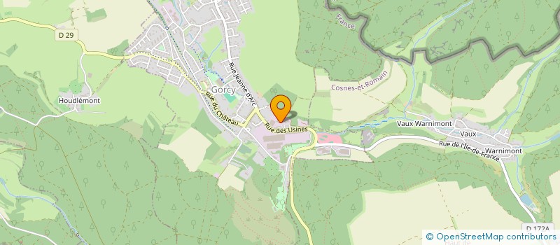 localisation de l'entreprise SCI ABANIS  GORCY