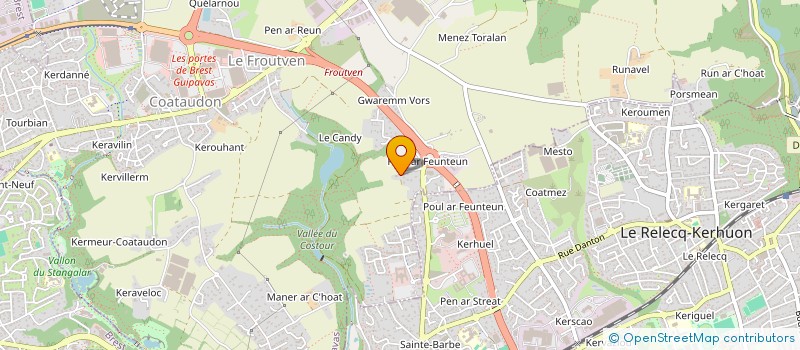 localisation de l'entreprise SCI ABASQ PAIRE  GUIPAVAS