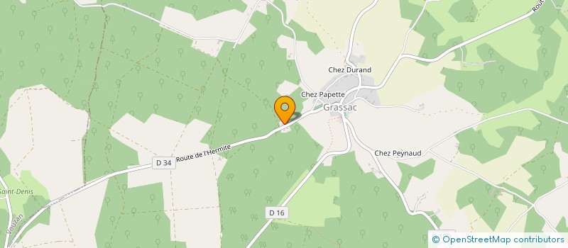 localisation de l'entreprise SCI ABAZ à GRASSAC