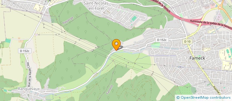 localisation de l'entreprise SCI ABB  FAMECK