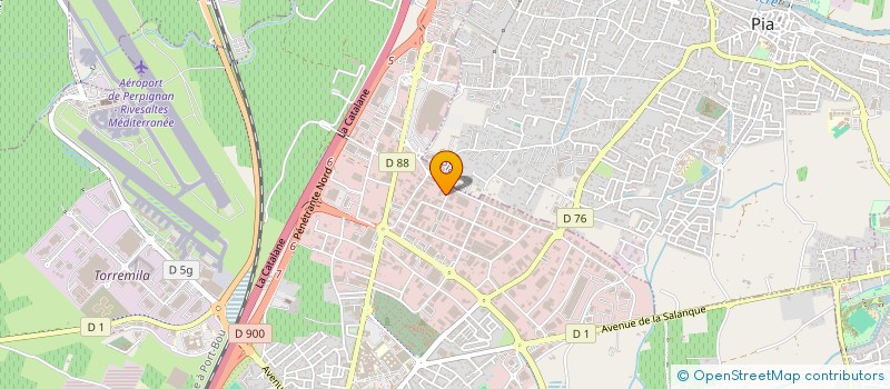 localisation de l'entreprise SCI ABB à PERPIGNAN