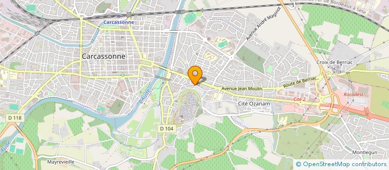 localisation de l'entreprise SCI ABB à CARCASSONNE