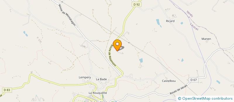 localisation de l'entreprise SCI ABBA  LAUTREC