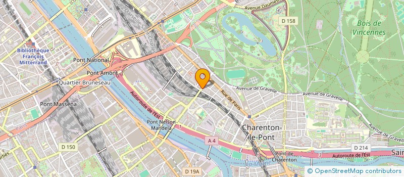 localisation de l'entreprise SCI ABBA ETHAN TRABELSI  CHARENTON-LE-PONT