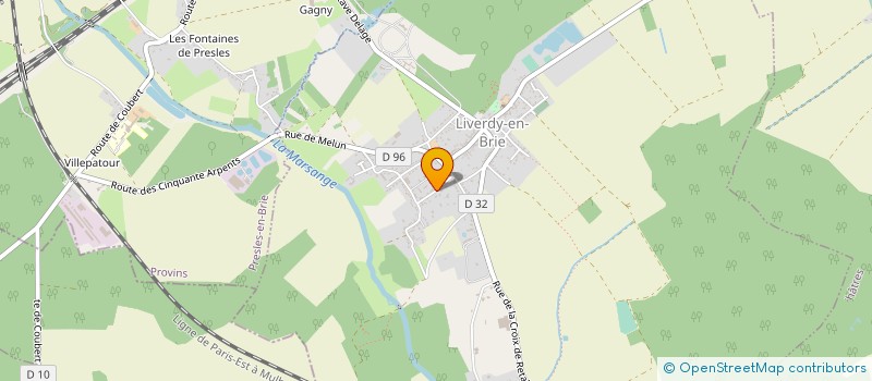 localisation de l'entreprise SCI ABBAD-LANDON à LIVERDY-EN-BRIE