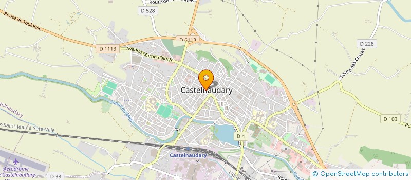 localisation de l'entreprise SCI ABBAL  CASTELNAUDARY