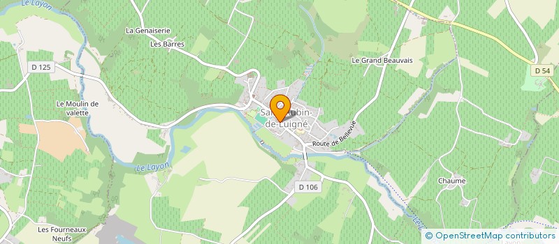 localisation de l'entreprise SCI ABBAM  VAL-DU-LAYON