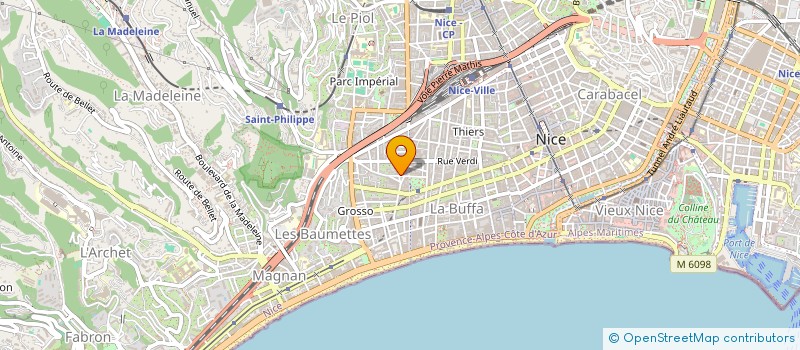 localisation de l'entreprise SCI ABBATUCCI  NICE