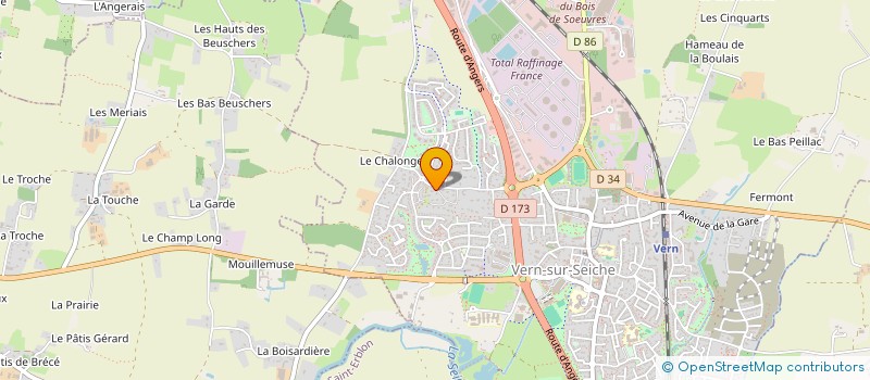 localisation de l'entreprise SCI ABBAYE  VERN-SUR-SEICHE