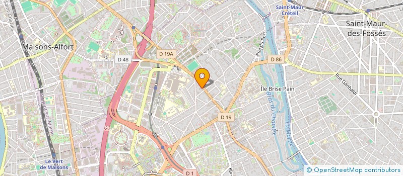 localisation de l'entreprise SCI ABBAYE CONDE à CRETEIL