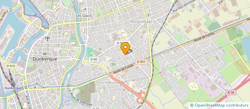 localisation de l'entreprise SCI ABBAYE DE CHOCQUES à DUNKERQUE