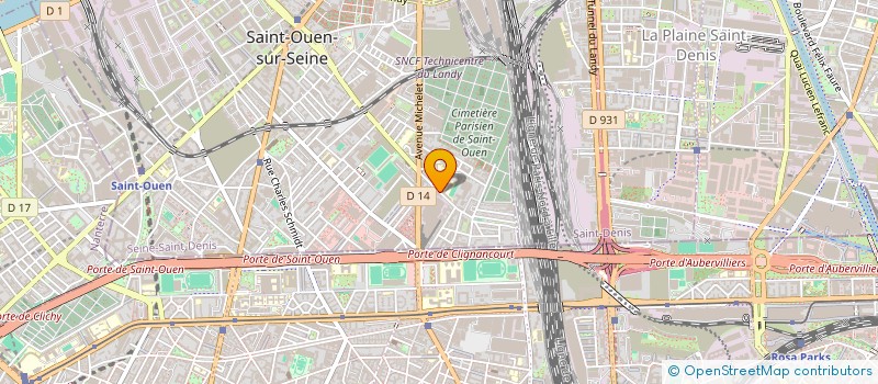 localisation de l'entreprise SCI ABBE  SAINT-OUEN-SUR-SEINE