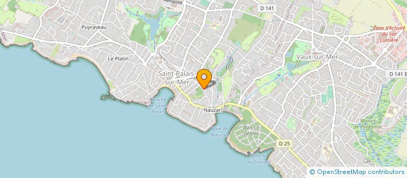 localisation de l'entreprise SCI ABBE FAYAUD N 15  SAINT-PALAIS-SUR-MER