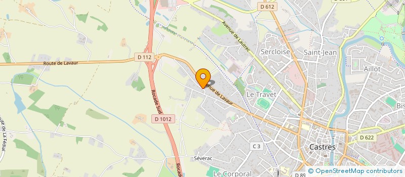 localisation de l'entreprise SCI ABBES GESTION IMMOBILIERE  CASTRES