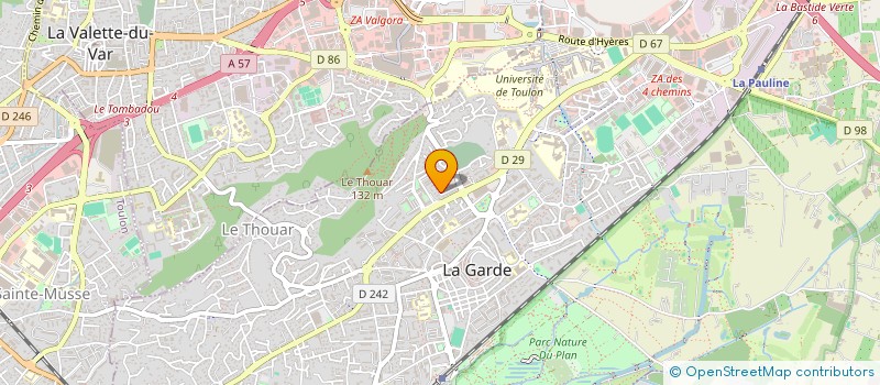 localisation de l'entreprise SCI ABBESSES AKNIN à LA GARDE