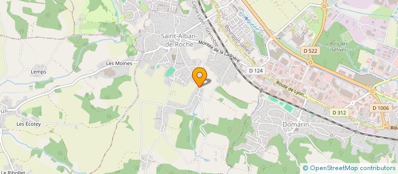 localisation de l'entreprise SCI ABBEY ROAD  SAINT-ALBAN-DE-ROCHE